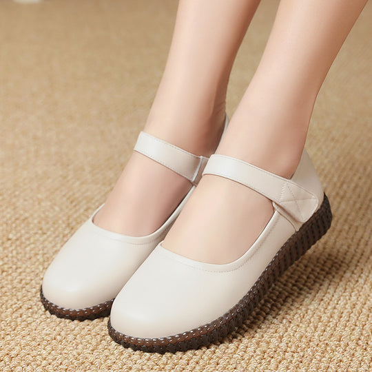 Damen Mary Jane Slipper mit verstellbarem Riemen und antirutschsohle R&B