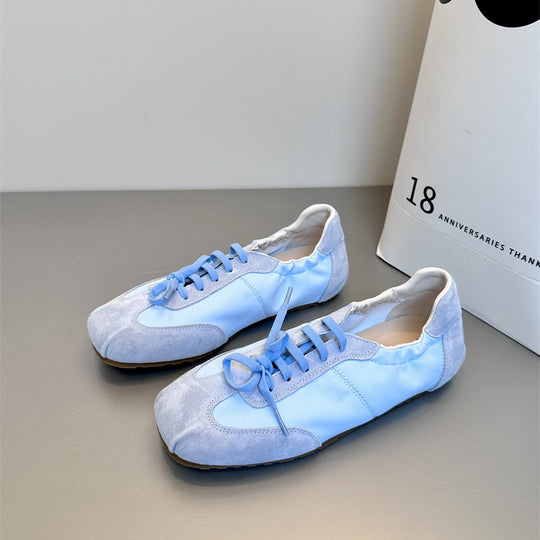 Damen sportive Sneaker aus hochwertigem Wildleder mit komfortabler Polsterung R&B
