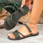 Damen Riemen-Sandalen im eleganten Minimalismus-Stil R&B