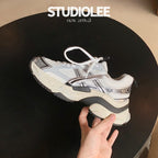 Damen Sportliche Sneakers mit atmungsaktiver Mesh-Oberfläche und komfortabler Dämpfung R&B