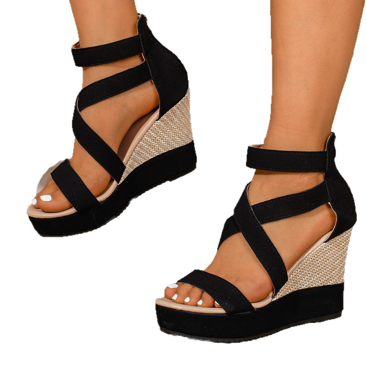 Damen Plateau Sandalen R&B