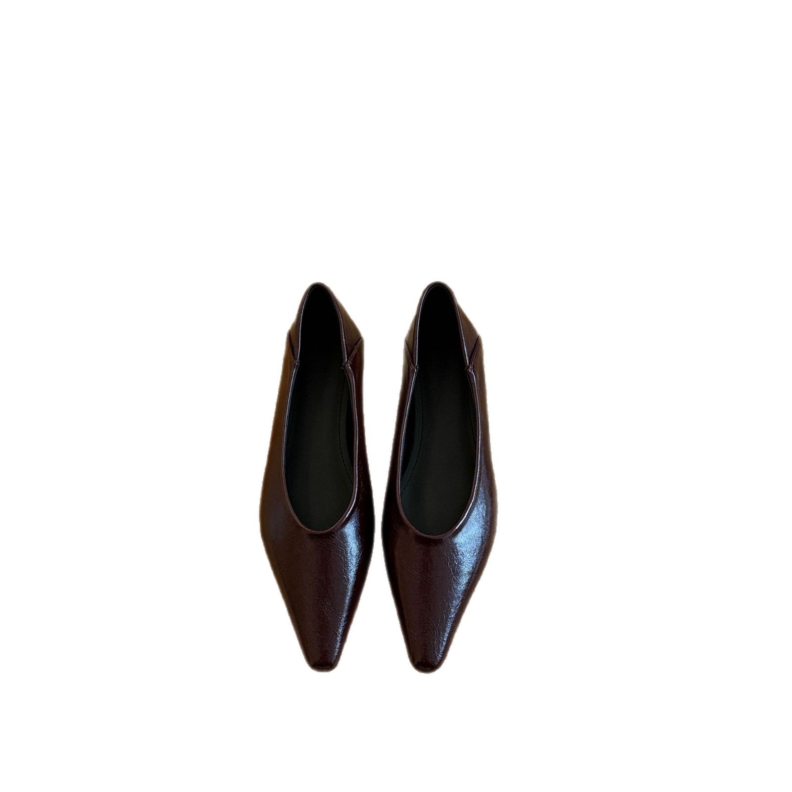 Damen Trendige Metallice Ballerinas