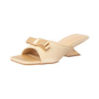 Damen elegante Slingback-Sandalen mit modischem Schleifendetail R&B