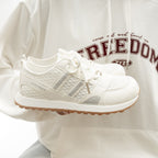 Damen Sportliche Mesh-Sneakers mit rutschfester Sohle und atmungsaktiven Einsätzen