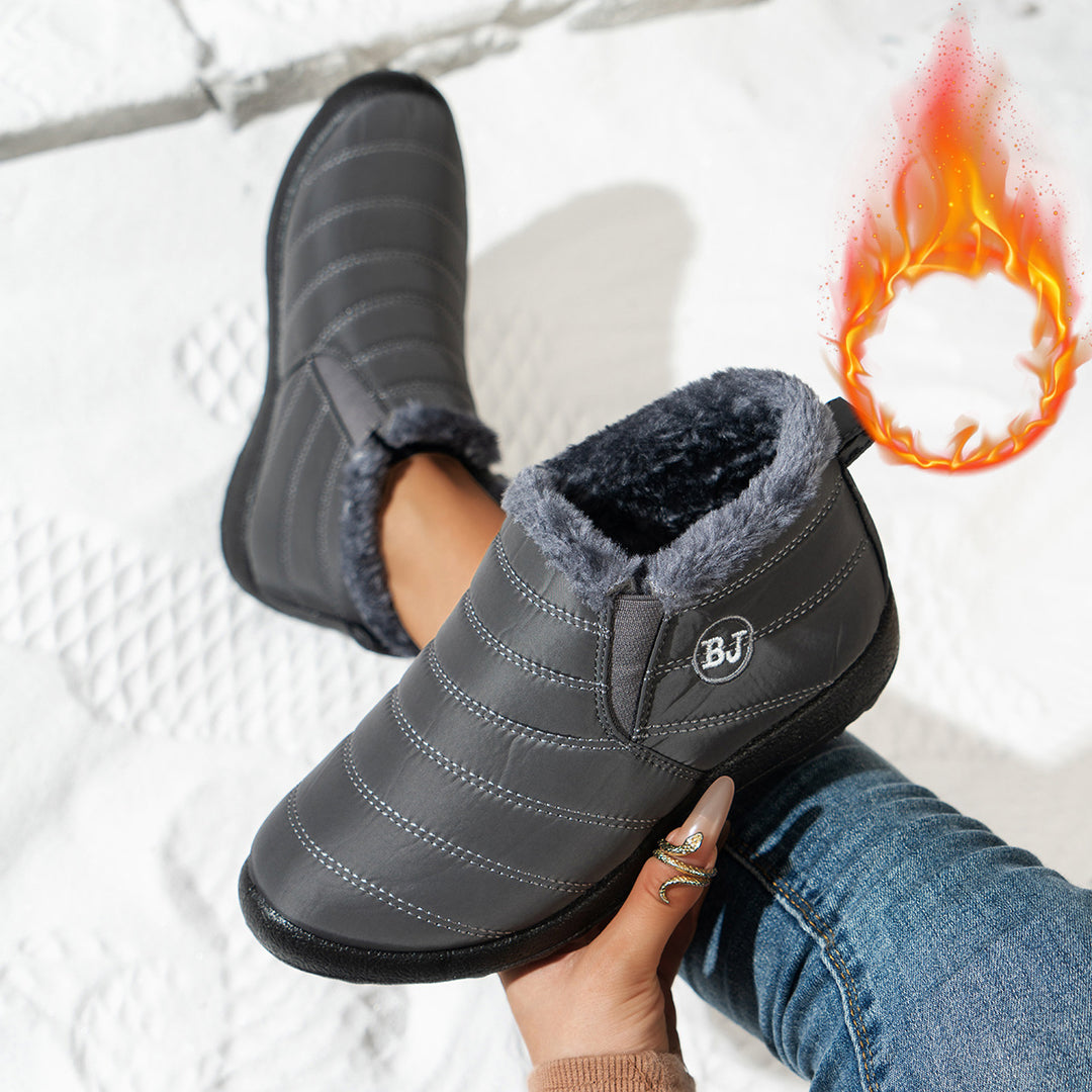 Damen Komfortable Winterboots mit kuscheligem Futter und rutschfester Sohle R&B