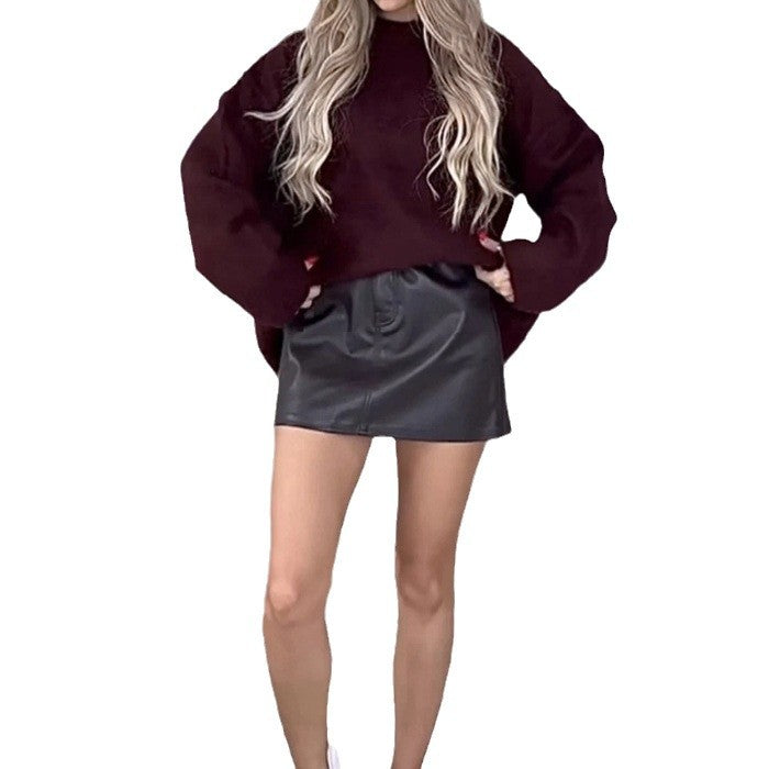 Damen Bequemer Pullover mit lässigem Schnitt und weichem Material R&B