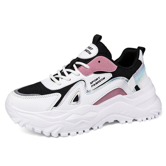 Damen Sportliche Sneakers mit dickem Profil und atmungsaktivem Obermaterial R&B
