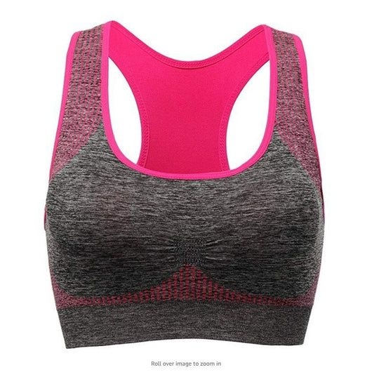 Damen Sport-BH mit atmungsaktiven materialien und verstellbaren Trägern R&B