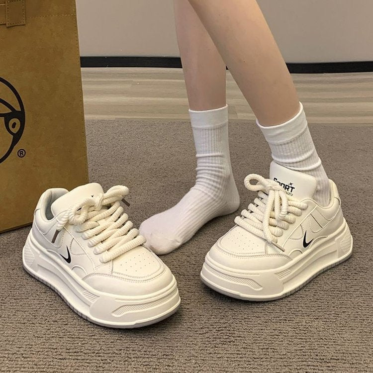Damen trendige Sneakers mit sportlichem Design und dämpfender Sohle R&B