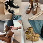 Damen modische Winterstiefel mit komfortablem Futter und stylischem Design R&B