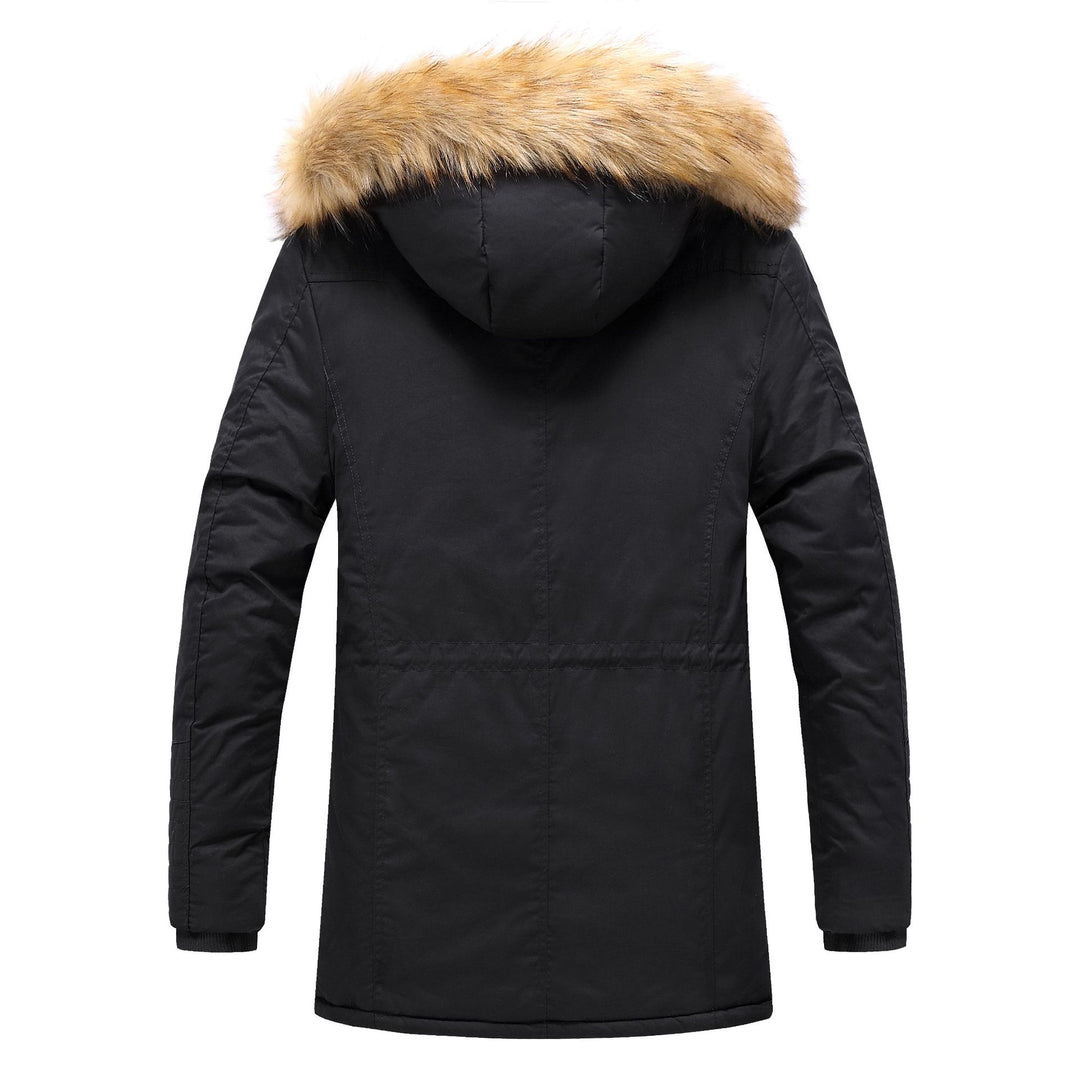 Herren Winterparka mit abnehmbarem Kunstfellkragen R&B