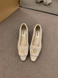 Damen elegante Ballerinas aus Filz mit dekorativem Riemchen R&B