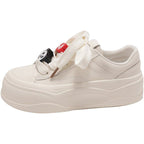Damen Sneaker mit einzigartigem Design und dekorativen Schnürakzenten R&B
