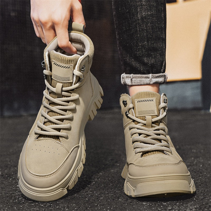 Damen Chunky High-Top Sneakers mit strapazierfähiger Sohle R&B