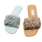 Damen Glamouröse Sandalen mit funkelndem Pailletten-Akzent R&B