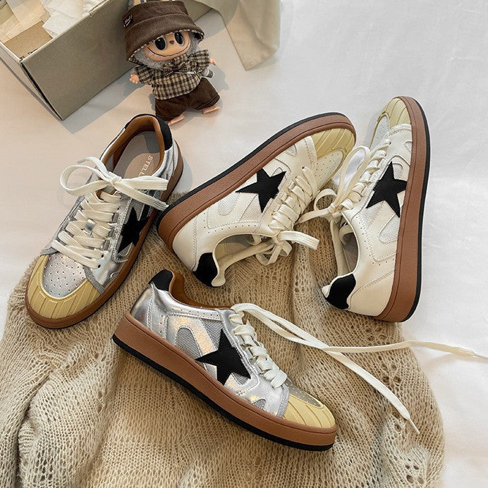 Damen modische Sneakers im Retro-Stil mit ergonomischer Dämpfung R&B