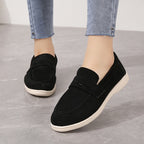 Damen Mokassins mit modischem Veloursleder-Design R&B