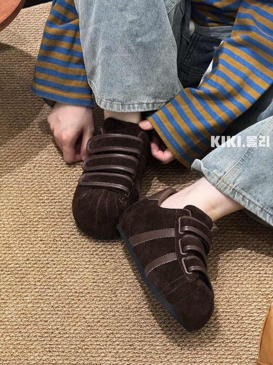 Damen Sportliche Clogs mit praktischen Klettverschluss und bequemer Dämpfung R&B