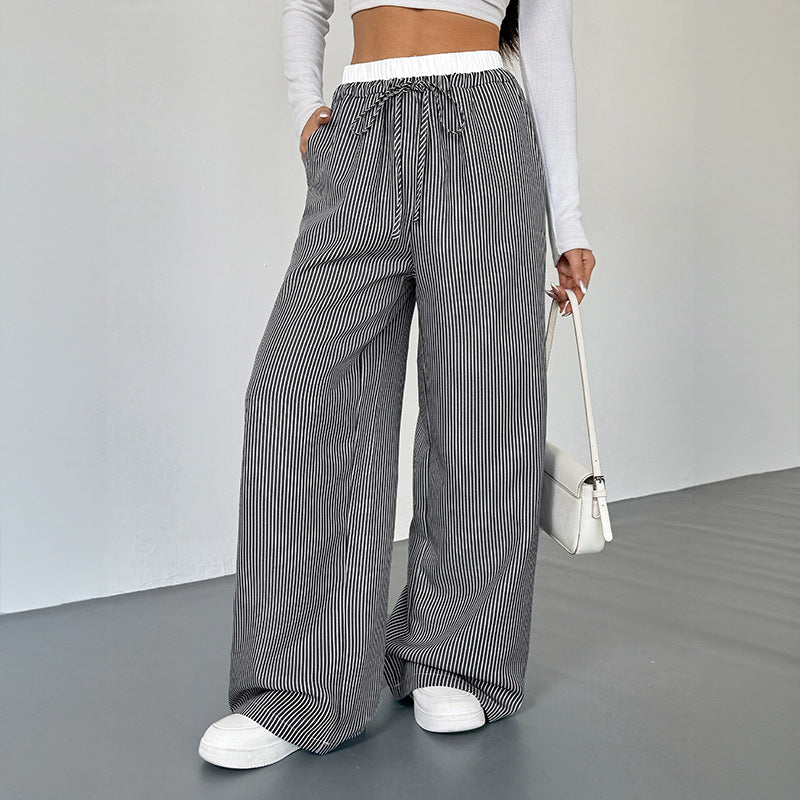 Damen Bequeme Joggpants mit lässigem Streifenmuster R&B
