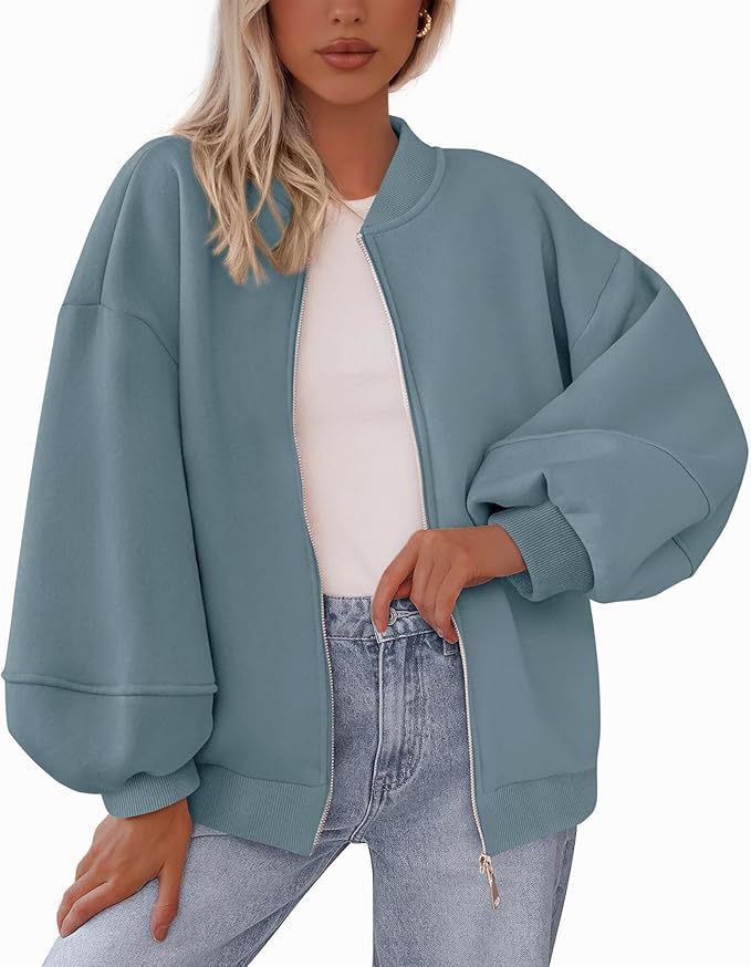 Damen modische Oversized-Jacke R&B