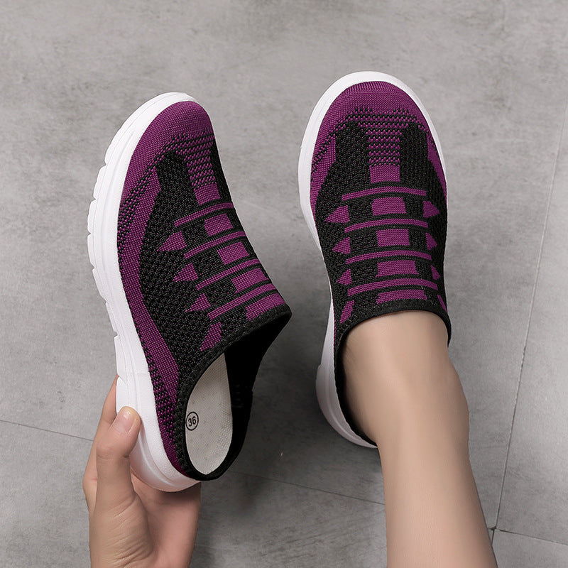 Damen Atmungsaktive Slip-On Freizeitschuhe R&B