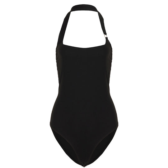 Damen Badeanzug mit elegantem Halterneck-Design und figurformendem Schnitt R&B