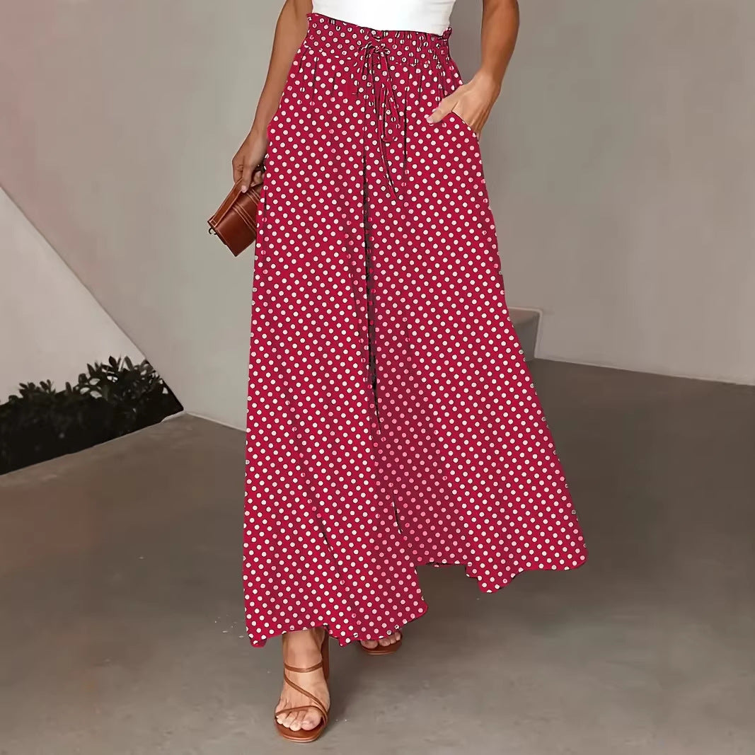 Damen Palazzo-Hosen mit elastischem Bund und praktischen Taschen R&B