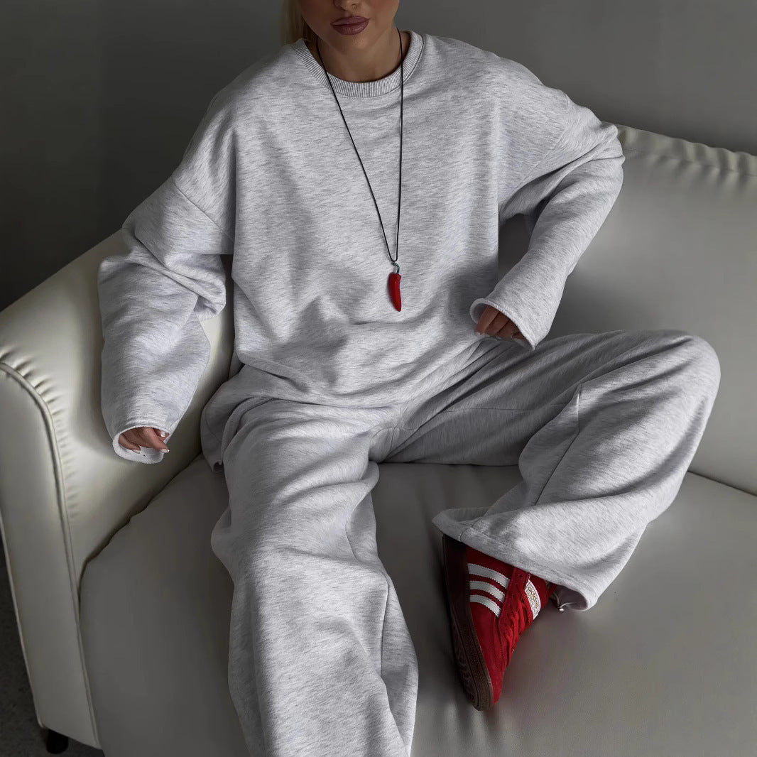 Damen Sweatshirt und Jogginghose Set R&B