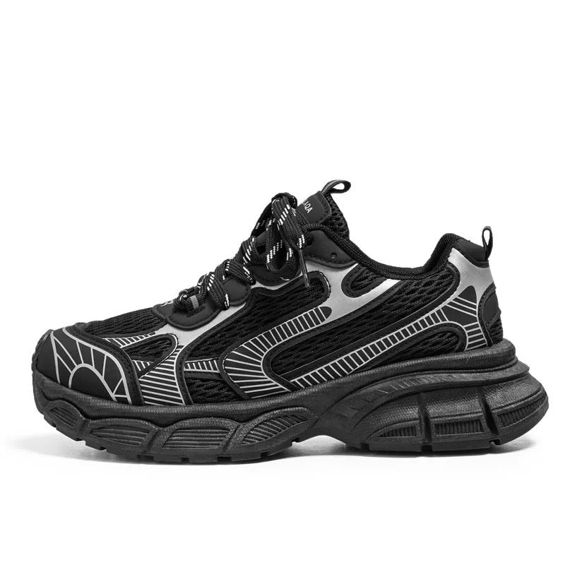 Damen Sportliche Sneakers mit atmungsaktivem Obermaterial und robustem Profil R&B