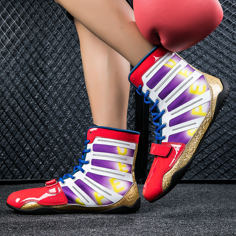 Damen Boxschuhe mit hoher Knöchelschutz und rutschfester Sohle R&B