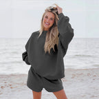 Damen Oversize-Sweatshirt mit Raglanärmeln