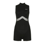 Damen Sportlicher Badesuit mit modernem Mesh-Design R&B