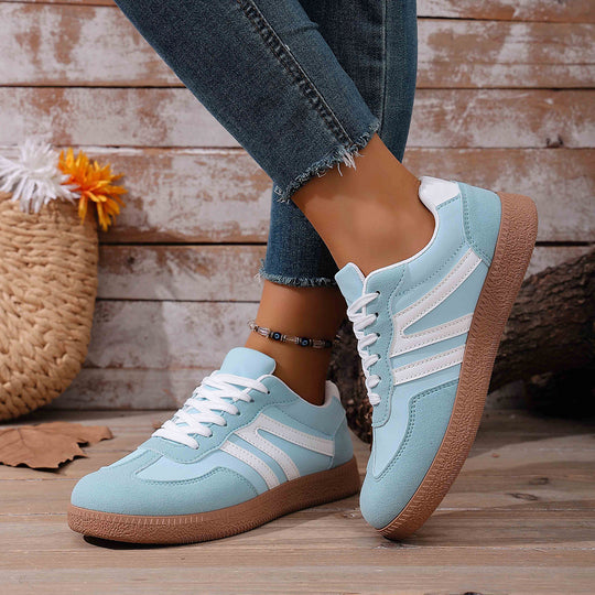 Damen Sportliche Freizeitsneaker mit atmungsaktiver Obermaterialstruktur und rutschfester Sohle R&B