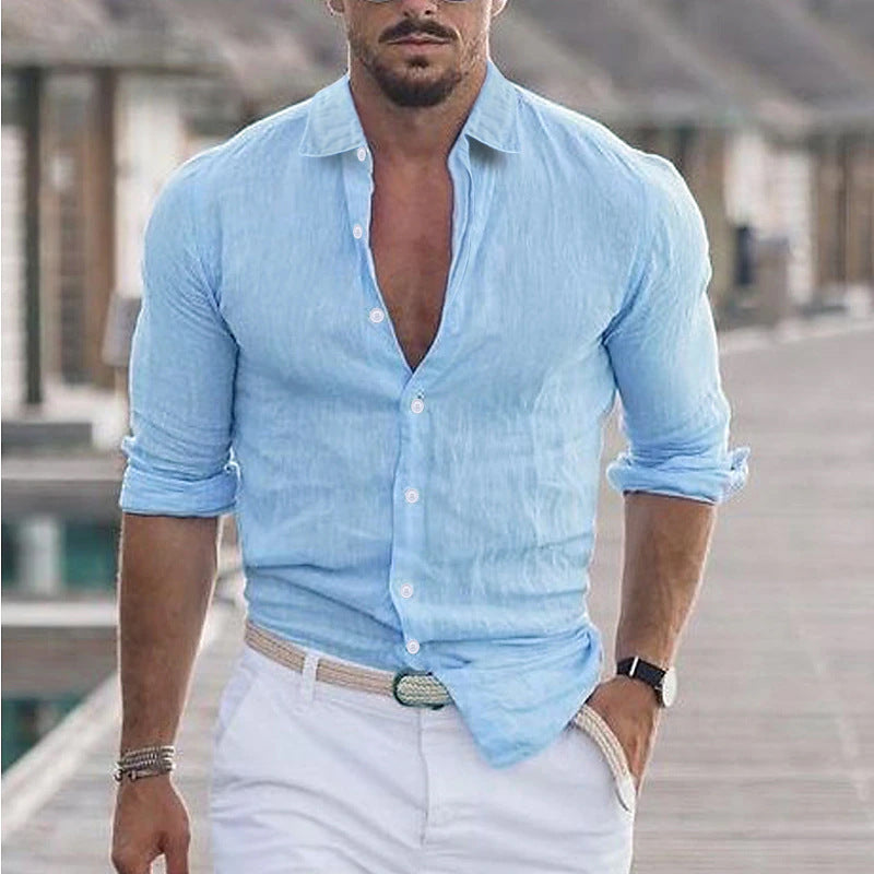 Herren Premium Hemd mit modernem Slim-Fit Schnitt und hautfreundlicher Textur R&B