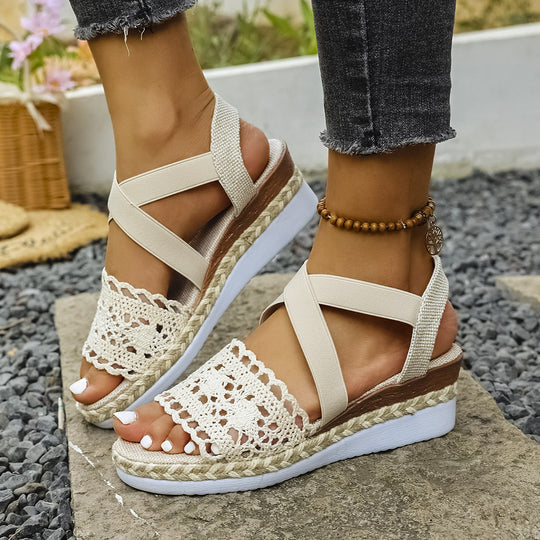 Damen Plateau Sandalen R&B