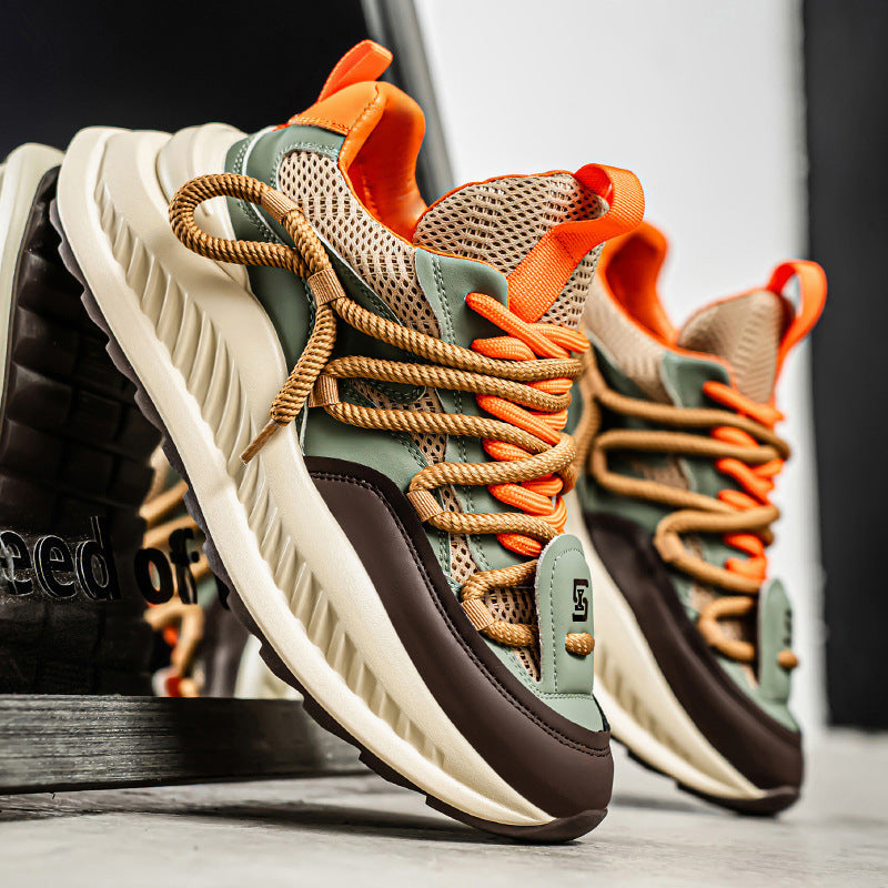 Damen Sportliche Chunky-Sneaker mit atmungsaktivem Design und rutschfester Sohle R&B