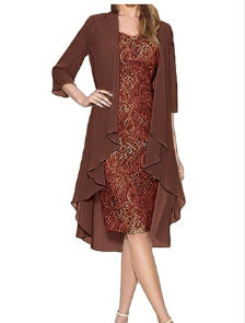 Elegantes Chiffonkleid