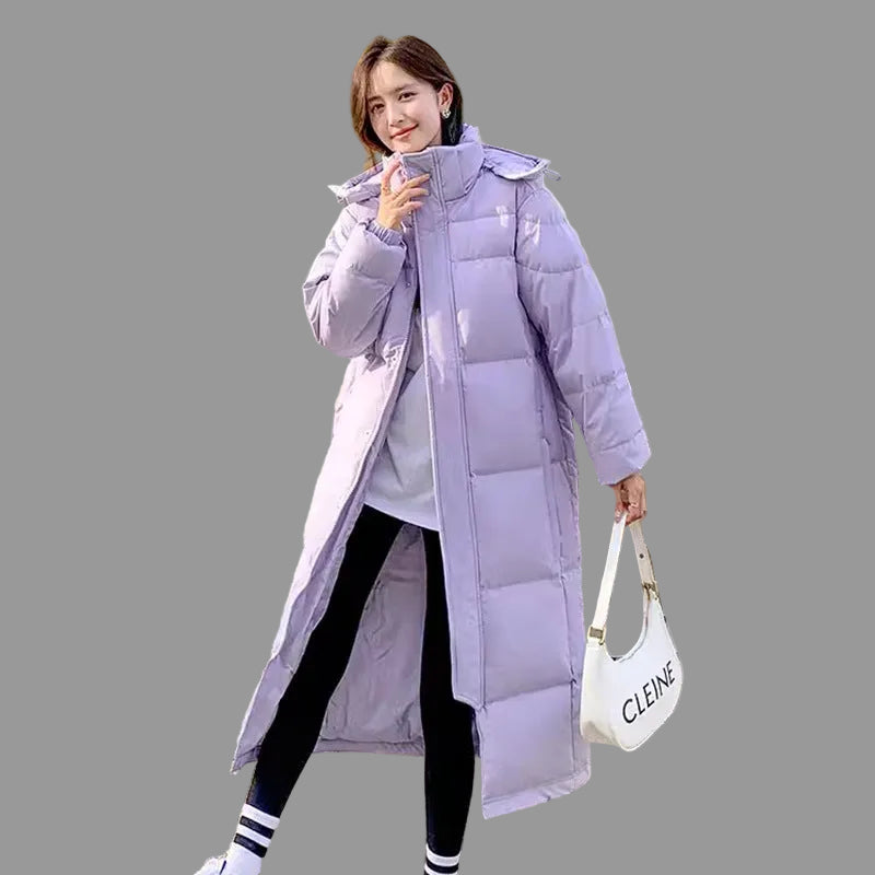 R&B | Lange Gepolsterte Winterjacke