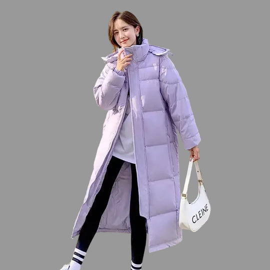 R&B | Lange Gepolsterte Winterjacke