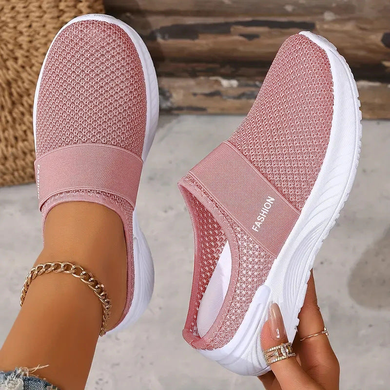 Damen Komfortable und flexible Clogs mit elastischem Riemen
