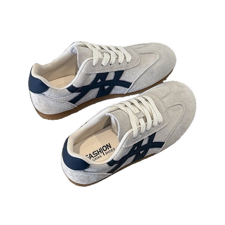 Damen Sportliche Velours Sneaker mit elegantem Design R&B