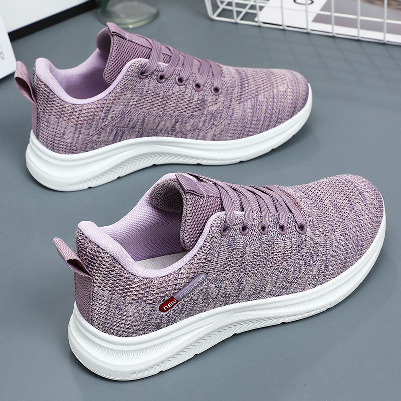 Damen Leichte Fitness Sneakers mit atmungsaktivem Mesh-Obermaterial R&B