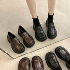 Damen elegante Ballerinas mit modischer Schnalle und bequemer Innensohle R&B