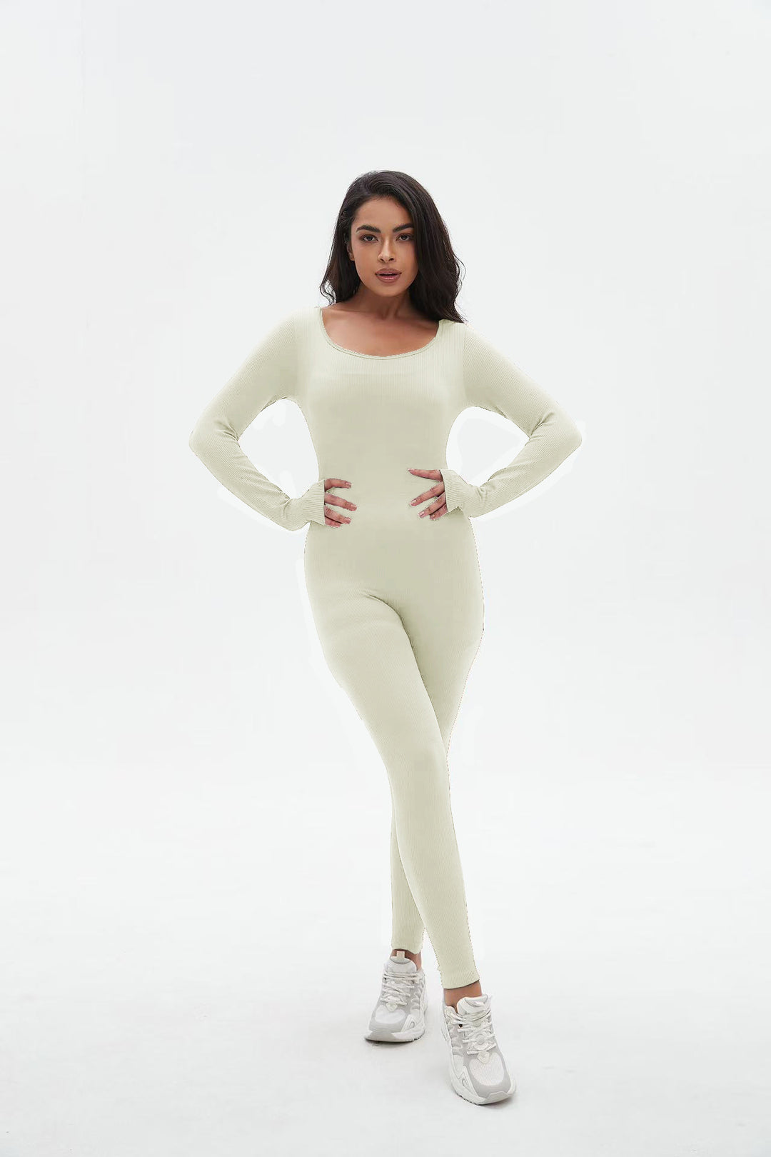 Damen Figurumspielender Jumpsuit R&B