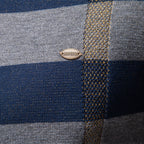 Herren Langarm Pullover mit modernem Karo-Muster und weichem Strick