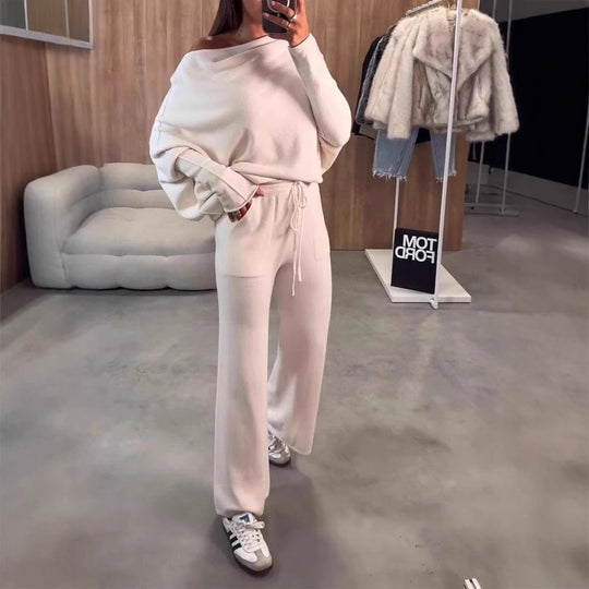 Damen Bequemes und elegantes Loungewear-Set mit weitem Schnitt R&B