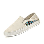 Damen modische und bequeme Slip-On Espadrilles mit farbenfrohen Akzenten R&B