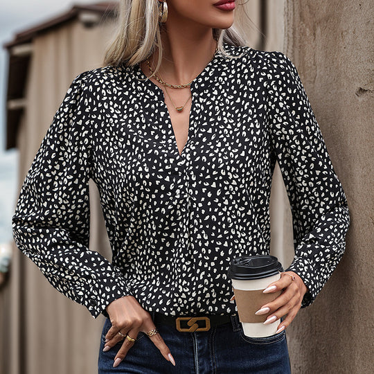 Damen elegantes und vielseitiges Blusenshirt R&B