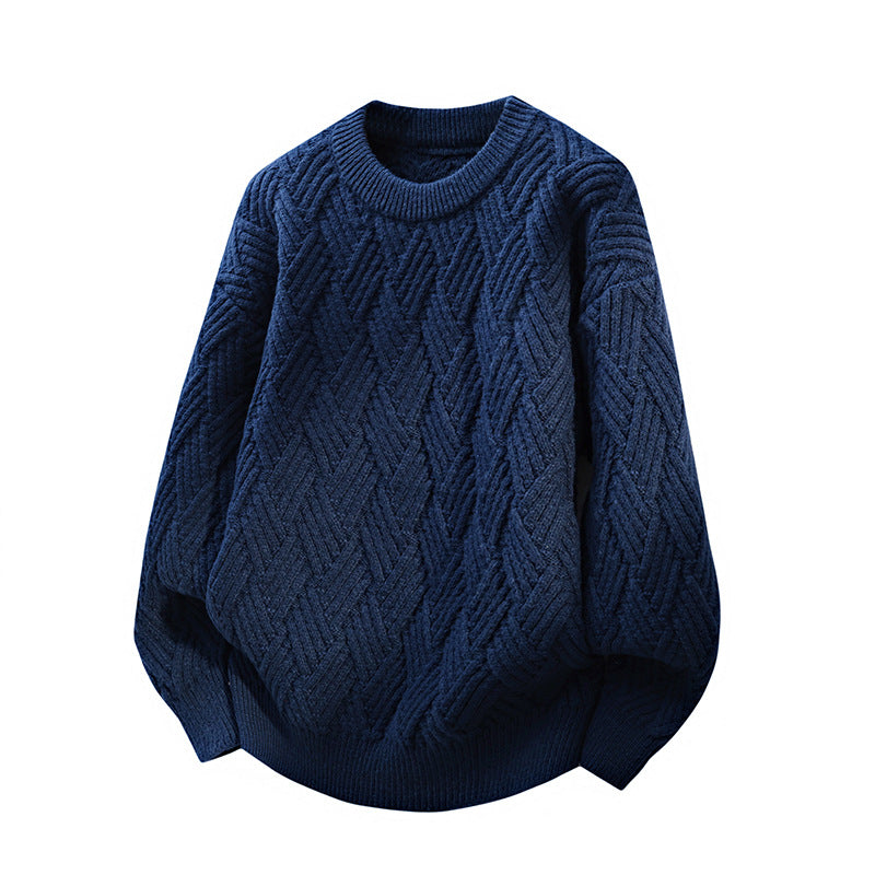 Damen Gemusterter Strickpullover R&B