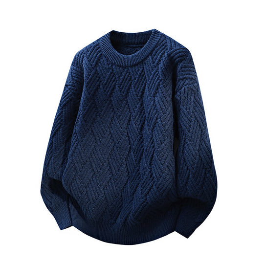 Damen Gemusterter Strickpullover R&B